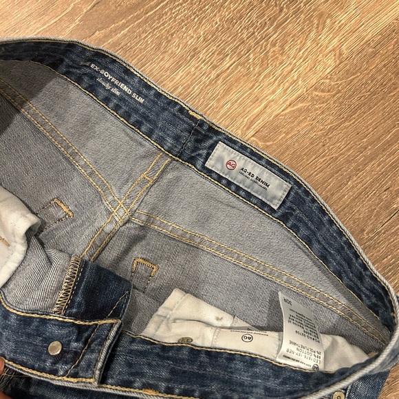 AG Ex Boyfriend Slouchy I’m Distressed Jeans Size 30 - Picture 3 of 8